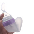 Säuglingsnahrungsqualität New Born Squirt Pouch Dropper Silikonflasche mit Löffel Essensausgabe Fütterung Squeeze Baby Löffel Feeder